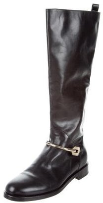 Bruno Magli Leather Riding Boots