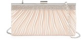 Thumbnail for your product : Gunne Sax by Jessica McClintock Laura Pleated Satin Rhinestone Frame Clutch