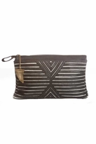 Thumbnail for your product : House Of Harlow Riley Oversized Clutch in Black/White