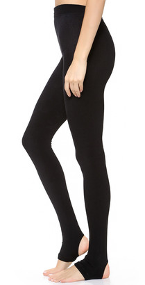 Plush Fleece Lined Tights with Stirrups
