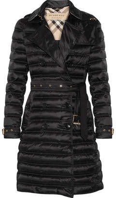 Burberry Quilted Shell Down Coat - Black