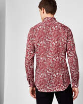 Thumbnail for your product : Ted Baker KIDDOW Floral dot print cotton shirt