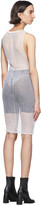 Thumbnail for your product : Ann Demeulemeester White Sheer Foggy Knitted Tank Top