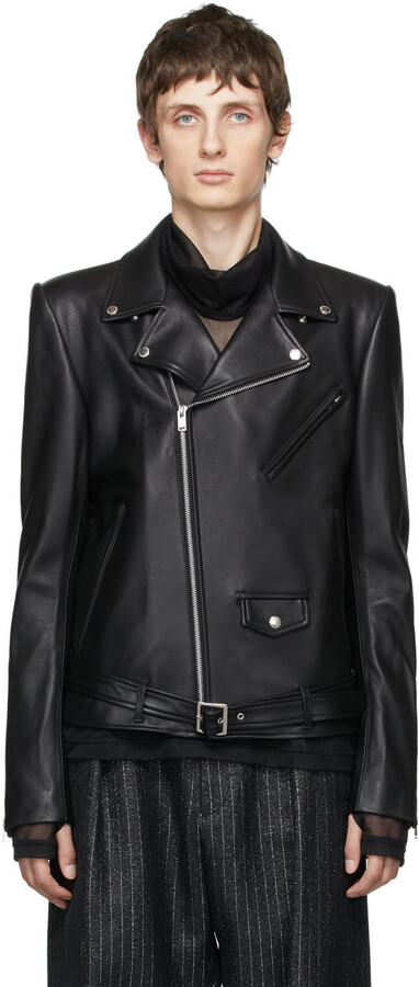 Kingdom Leather New Men Motorcycle Lambskin Leather Jacket Coat Size XS S M L XL X090