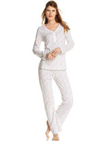Thumbnail for your product : Charter Club Petite Long Sleeve Top and Pajama Pants Set