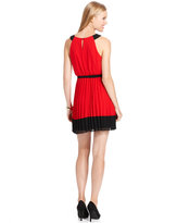 Thumbnail for your product : Amy Byer BCX Juniors' Belted Pleated Dress