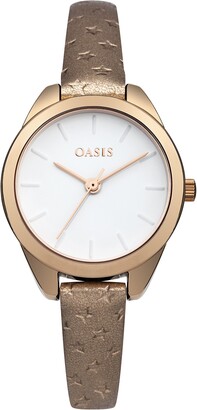 Oasis Women's Analogue Quartz Watch with PU Strap B1599