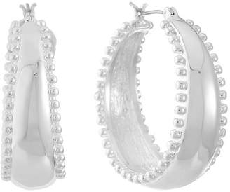Gloria Vanderbilt 31.3mm Hoop Earrings