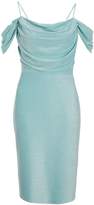 Thumbnail for your product : Quiz Mint Green Cold Shoulder Midi Dress
