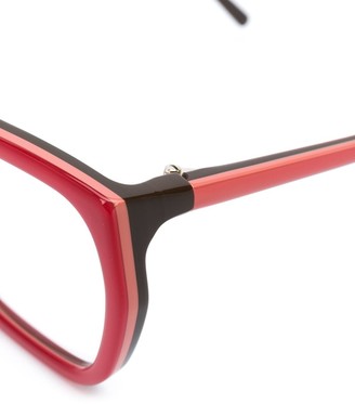 Marni Colour-Block Square Glasses