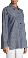 Thumbnail for your product : Eileen Fisher Chambray Button-Down Shirt