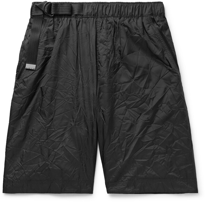 Nike Sportswear Tech Pack bingTrimmed Belted CrinkledNylon Shorts