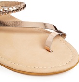 Thumbnail for your product : ASOS FAIRY Leather Flat Sandals