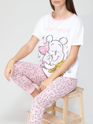 Winnie The Pooh Ladies Disney Mini Me Mother's Day Pyjamas White/Pink -  ShopStyle