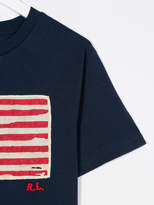 Thumbnail for your product : Ralph Lauren Kids American flag print T-shirt
