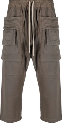Drkshdw Cropped Cargo Track Pants