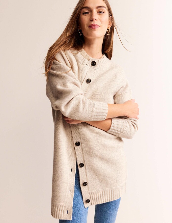 Boden Brushed Wool Coatigan - ShopStyle Sweaters