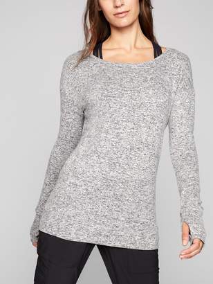 Athleta Luxe Cut Out Pose Top