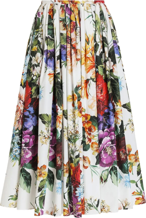Dolce & Gabbana Midi Cotton Skirt