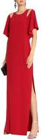Thumbnail for your product : Halston Cutout Crepe Gown