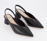 Thumbnail for your product : Office Melbourne Feature Heel Court Shoes Black Croc Mix