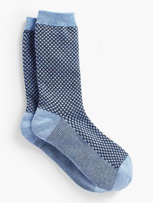 Talbots Texture Trouser Sock