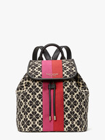Thumbnail for your product : Kate Spade Spade Flower Jacquard Stripe Sinch Medium Flap Backpack
