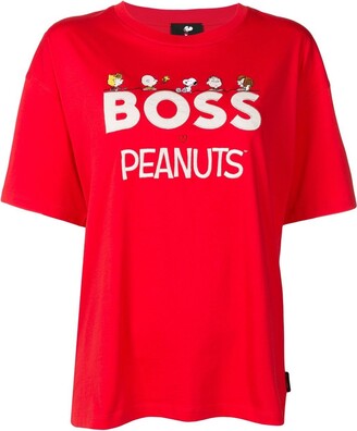 HUGO BOSS X Peanuts logo-print T-Shirt