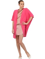 Thumbnail for your product : Gianluca Capannolo Silk Crepe Marocain Coat