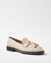 Thumbnail for your product : Ann Taylor Lug Sole Leather Tassel Loafers