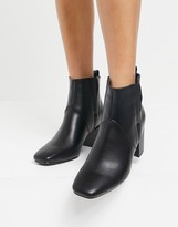 Thumbnail for your product : Glamorous heeled chelsea boots in black