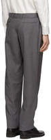 Thumbnail for your product : Issey Miyake Grey Wool Poplin Belted Trousers