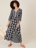 Thumbnail for your product : Monsoon Ashoka Circle Print Midi Dress