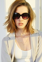 Thumbnail for your product : Forever 21 FOREVER 21+ Oversized Wingtip Sunglasses