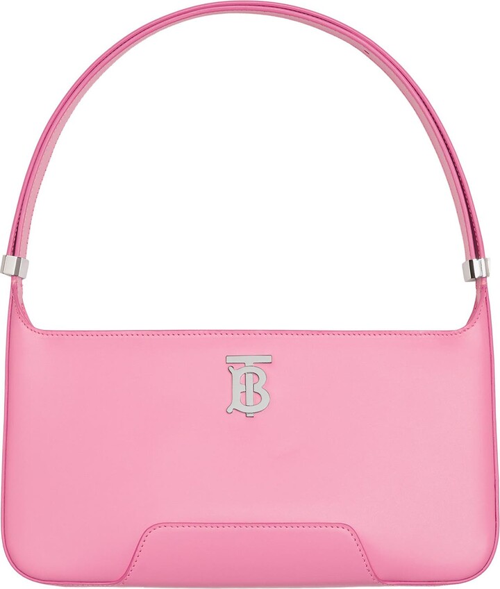 Burberry TB Monogram Leather Shoulder Bag ShopStyle