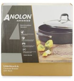 Anolon Lidded Two Handle Saucepan
