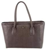 Thumbnail for your product : Chanel Python Cerf Tote Grey Python Cerf Tote