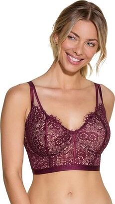 Mia Dot Wire-Free Bralette - Racing Red