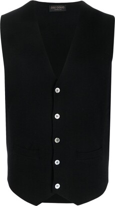 Konus Konus Men's Sweater Utility Vest With Bellow Pockets in Black -  ShopStyle