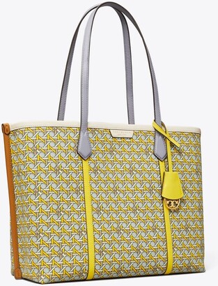 Tory Burch Perry Canvas Triple Compartment Tote