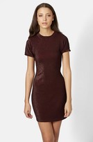 Thumbnail for your product : Topshop Glitter Body-Con Dress (Regular & Petite)