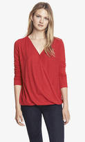 Thumbnail for your product : Express Long Sleeve Loop Front Tee