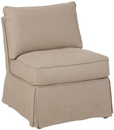 Thumbnail for your product : OKA Charis Armless Chair, Natural Linen