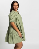 Thumbnail for your product : Atmos & Here Atmos&Here Curvy - Women's Green Mini Dresses - Taj Mini Dress - Size 26 at The Iconic
