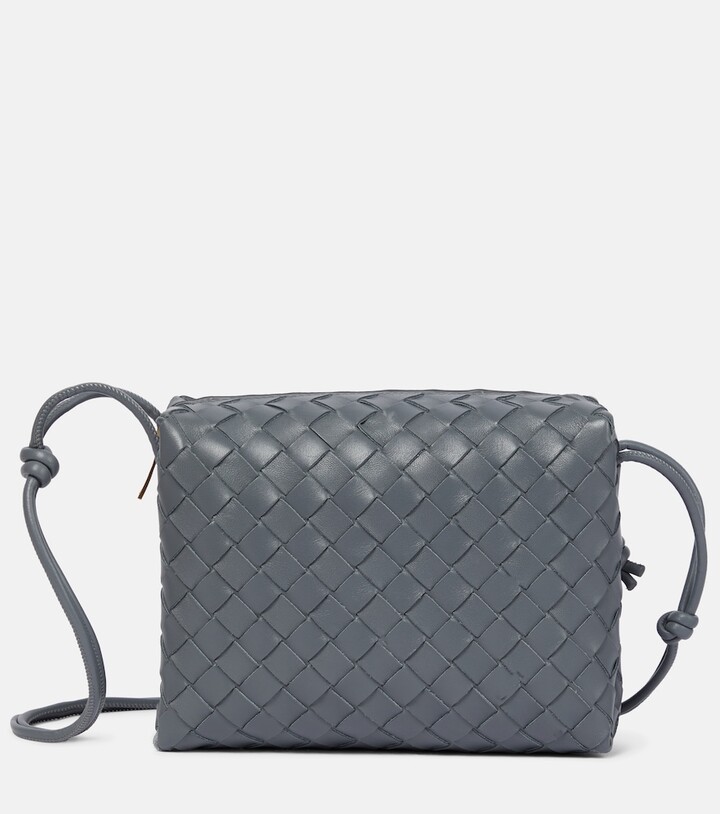 Bottega Veneta Loop intrecciato-weave mini leather cross-body bag -  ShopStyle