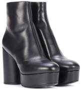 Marc Jacobs Leather plateau ankle boots