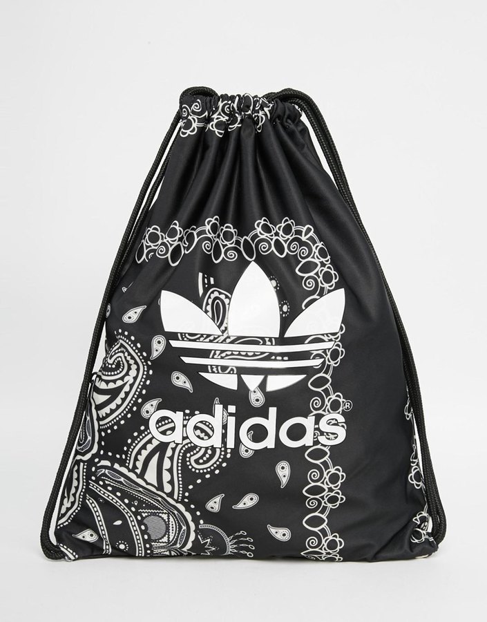 adidas Paisley Print Drawstring Backpack - ShopStyle