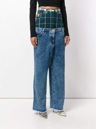 Natasha Zinko oversized layered jeans