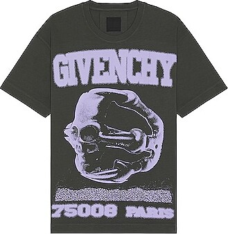 Givenchy Casual Fit Tee in Charcoal - ShopStyle T-shirts