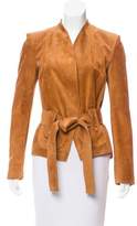 Thumbnail for your product : Derek Lam Belted Suede Blazer w/ Tags